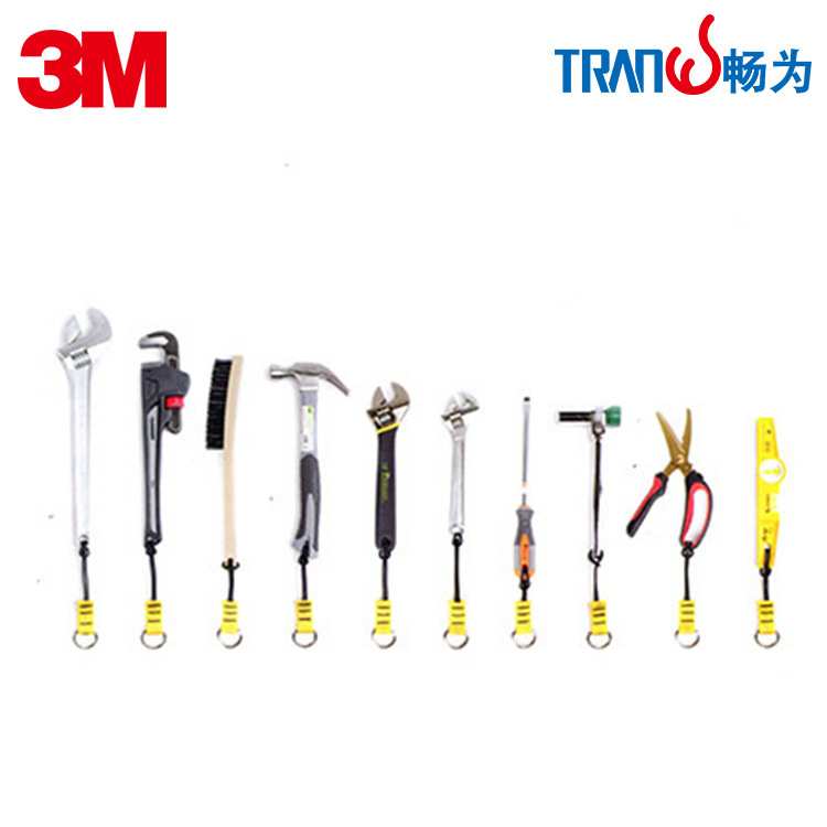 3M 1500009 高空作业D型环系绳 防坠落 10只装