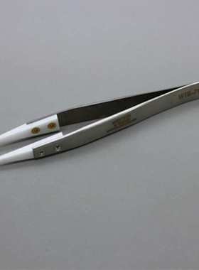 WEITESI陶瓷镊子WTS-71MZB圆头平头白色陶瓷镊子可换头耐热绝缘镊