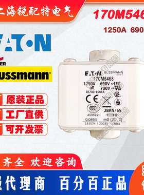 170M5468快速熔断器 690V 1250A 巴斯曼BUSSMANN快速熔断器