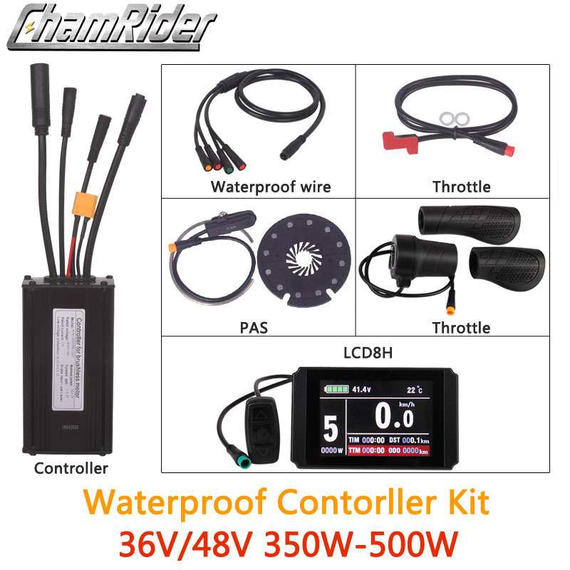 500W22A控制器防水套件LCD8仪表显示屏助力传感器刹车电动配件