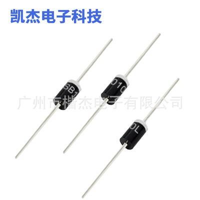 直插SR10100L 低压降SB10100L DO-27封装低VF值肖特基二极10A100V