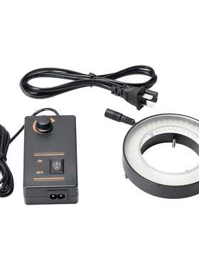 144灯珠体视显微镜LED光源环形磨砂灯罩抑制反光亮度可调内径72mm