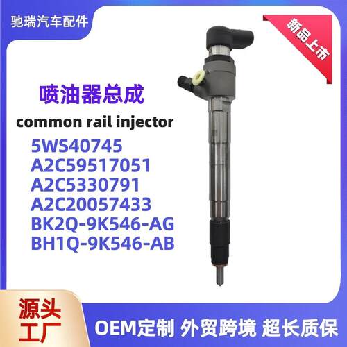 BK2Q-9K546-AG共轨喷油器A2C59517051喷油嘴 5WS40745喷射器油嘴