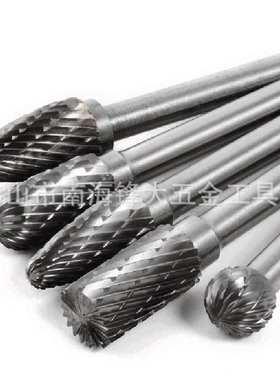钨钢磨头 硬质合金旋转锉刀 钨钢滚磨刀ACDFG 6*8mm5pcs套装