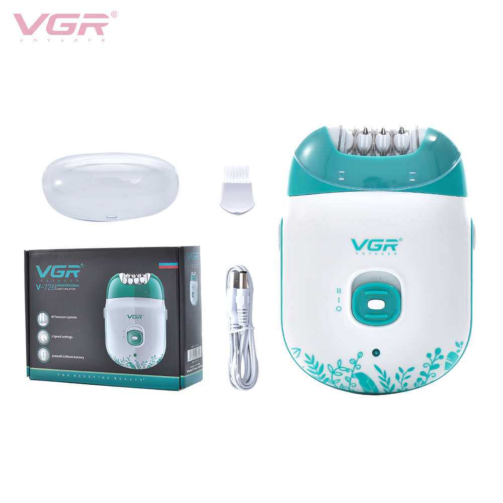 VGR726跨境新款脱毛器女士剃毛器迷你拔毛器USB充电式电动磨脚器