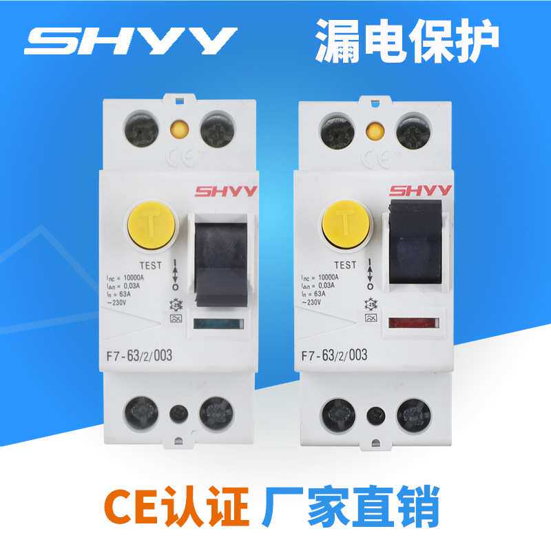 漏电断路器漏电保护开关A型漏电多规格同时接母线排和单芯导线