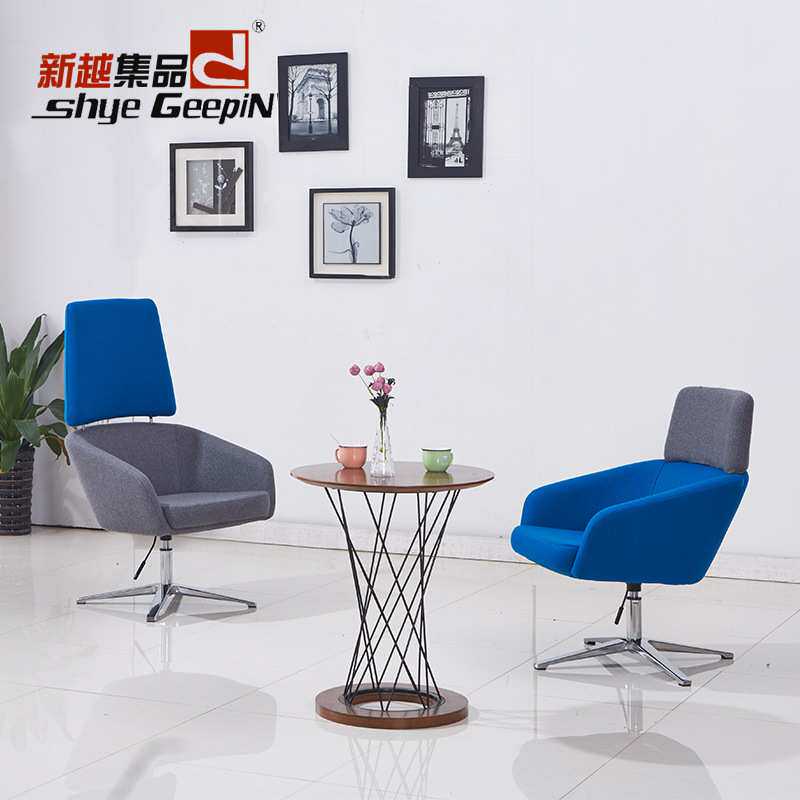 北欧沙发椅布艺懒人家具单人chair围椅卡座奶茶店洽谈接待休闲椅