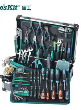 宝工PK-1700NH专业电气工程工具组65件螺丝刀起子钳子扳手烙铁