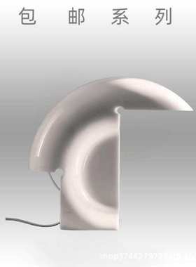 意大利Flos Biagio 台灯卧室设计师经典款白色树脂雕刻装饰氛围灯