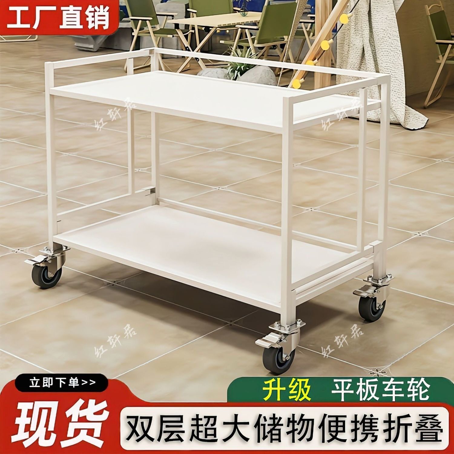多功能地摊折叠夜市摆摊小推车花车移动轮子超市小吃促销货架