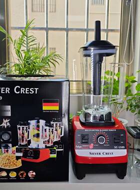 跨境3L8in1blender商用不锈钢大功率纯铜搅拌机绞肉碎冰榨汁机