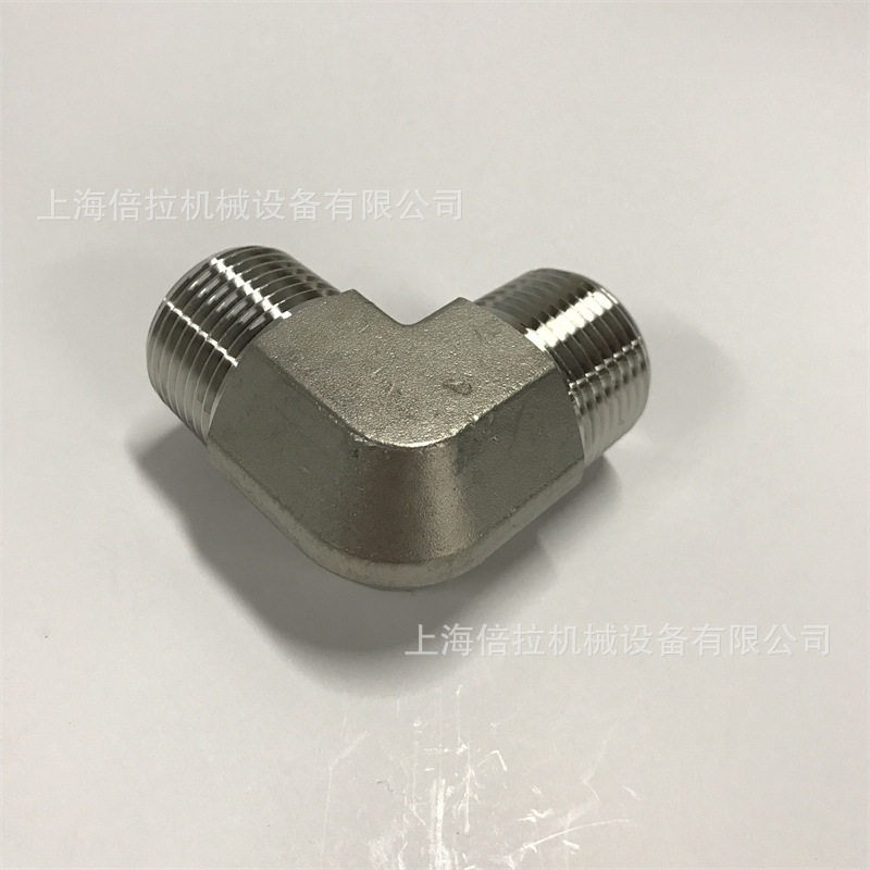 TENHEFLOW不锈钢R3/8"*Rc3/8"90度内外丝弯头接头锻压件