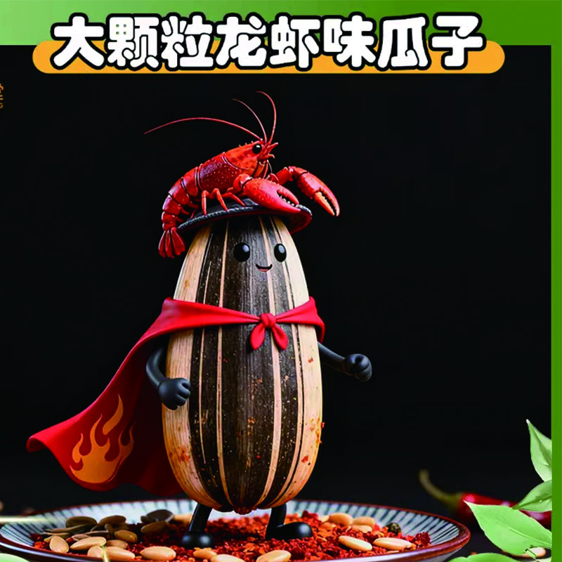 麻辣小龙虾味葵花籽大颗粒炒货散装网红瓜子新货年货休闲零食瓜子,零食/坚果/特产,瓜子,淘宝优惠券,粉丝福利购,淘宝优惠卷