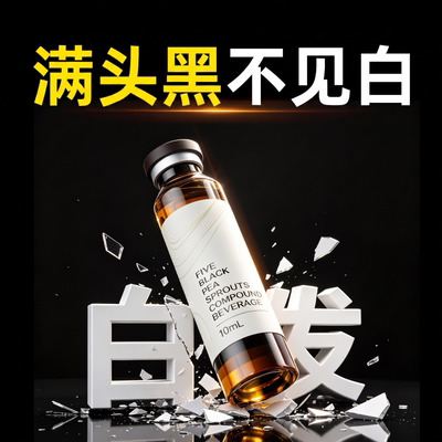 专利乌发饮白发内调转黑发酪氨酸酶白头发生物素官方旗舰店正品