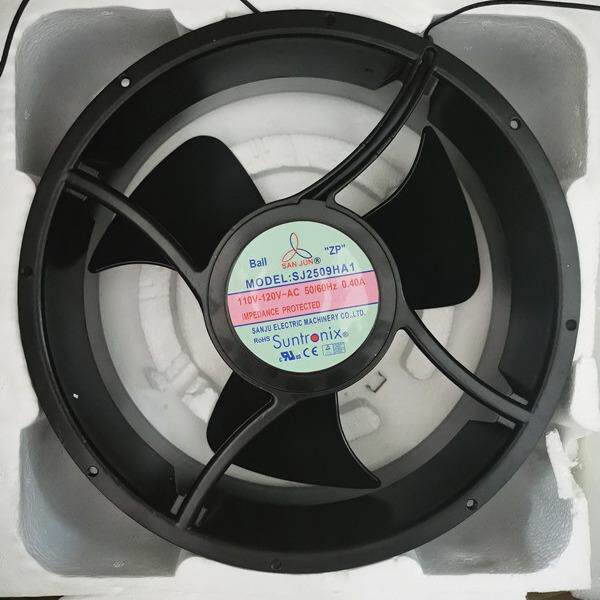 三巨SJ2509HA1 110V25489全金属工业电气柜散热风扇风机