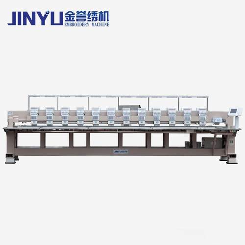 /2021新款商用多头成衣绣帽绣机十二头电脑绣花机