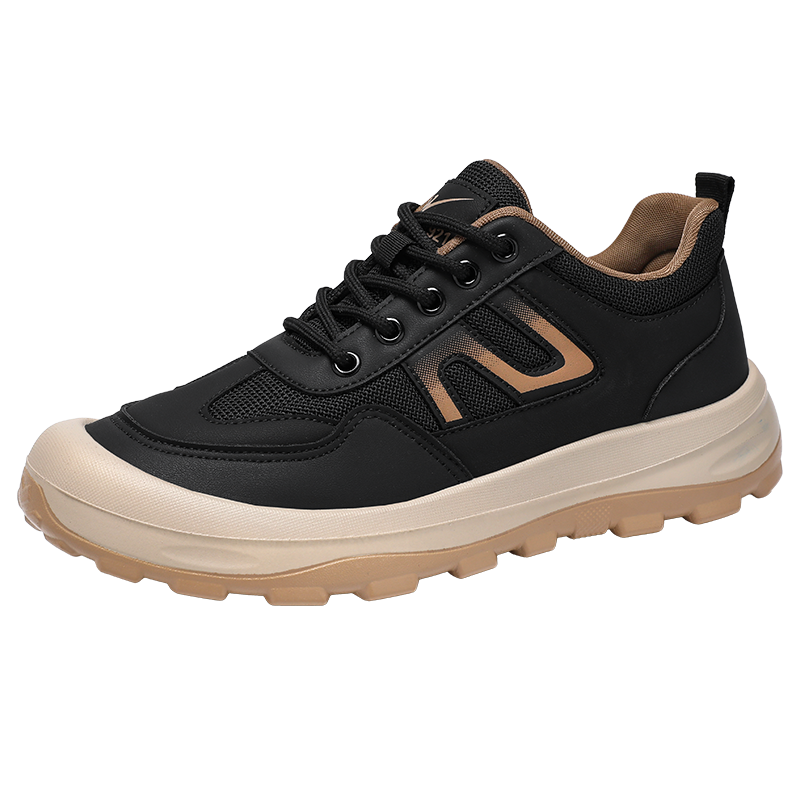 双星春秋男士运动休闲鞋耐磨防滑网面透气潮流百搭休闲时尚跑步鞋