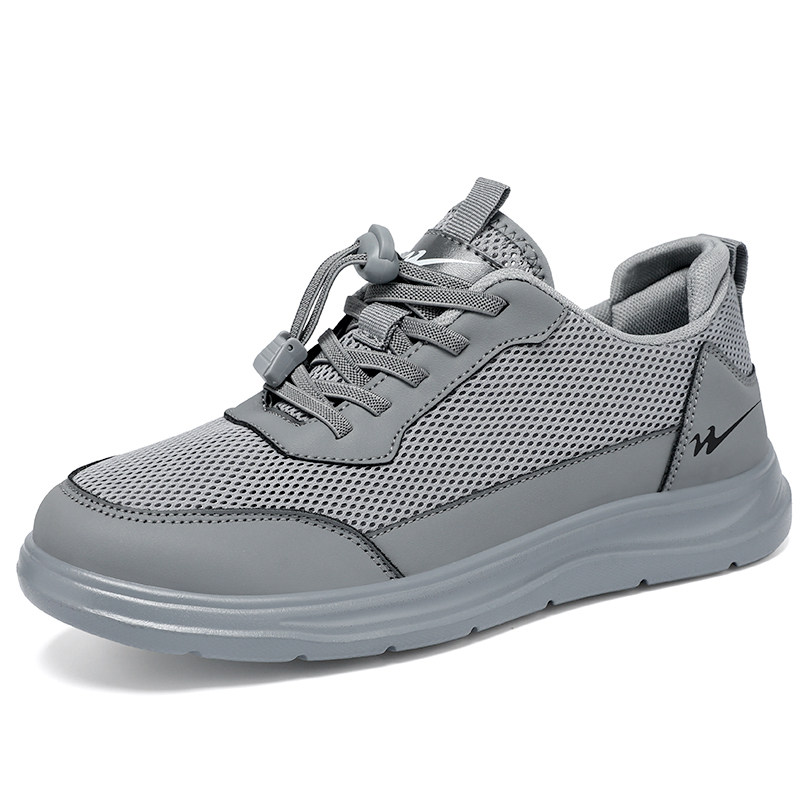 双星男鞋运动鞋网鞋网面透气休闲软底鞋防滑跑步鞋减震轻便休闲鞋