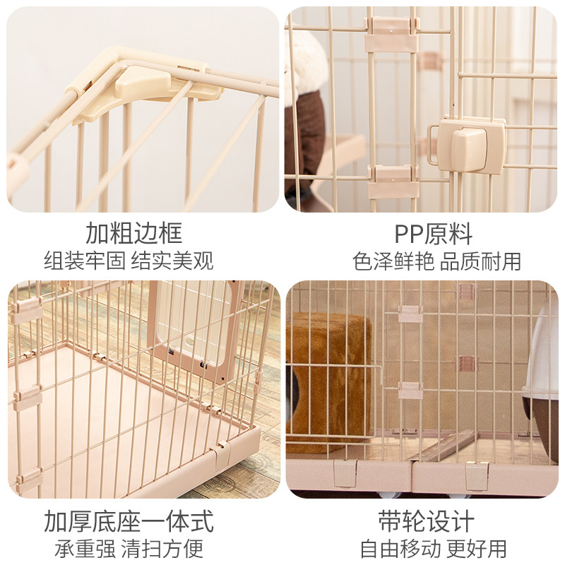 创新猫笼子猫别猫家用二层三层猫窝大型舍猫墅咪结实猫舍育猫笼