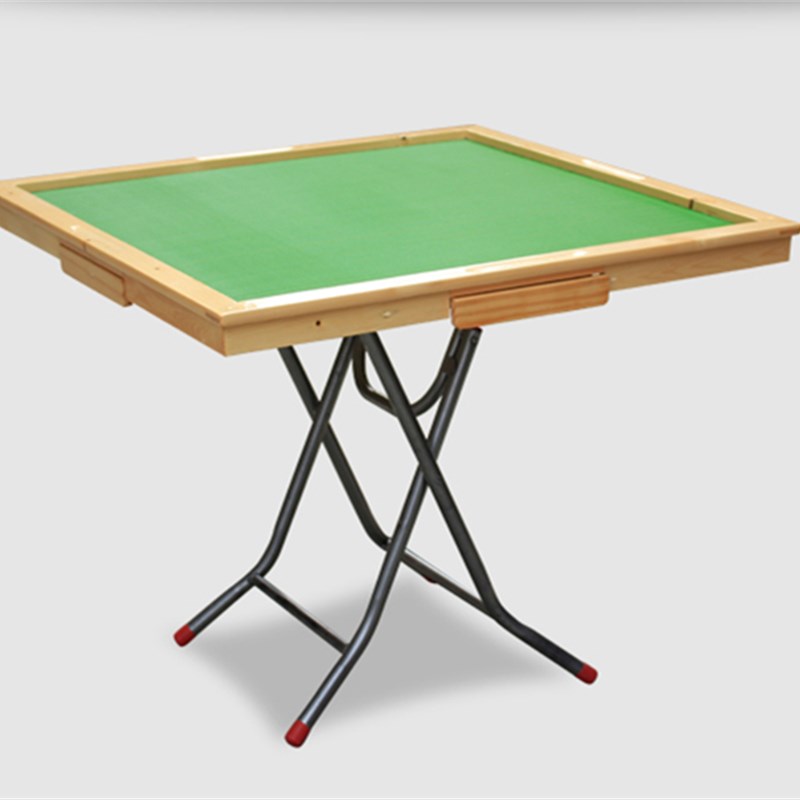 简邮促销将易麻将桌 手搓实木家用象棋桌两用餐桌麻包台可折叠桌