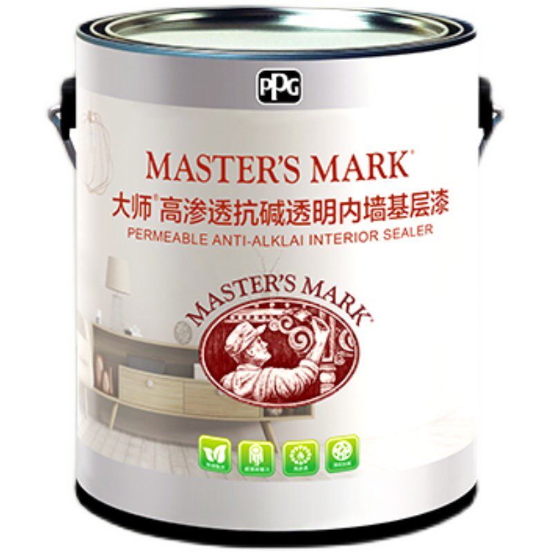 P高G大师抗碱面渗透型封闭底漆防潮防霉乳胶漆墙面界P剂内墙基膜