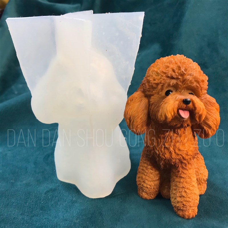 D丹滴胶手工DIY独家3具立体模具泰迪模丹狗狗薄款款硅胶模具