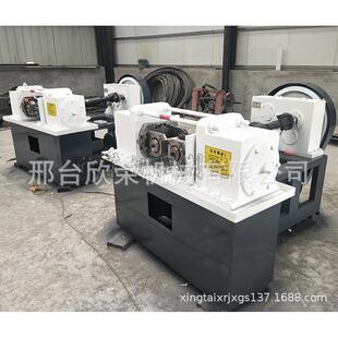 商用大型半自动无液压穿墙丝杆机 标准件螺栓滚花搓丝机生产厂家