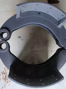 重型汽车刹车片刹车蹄加工工厂制动蹄片汽车制动半金属鼓式刹车片