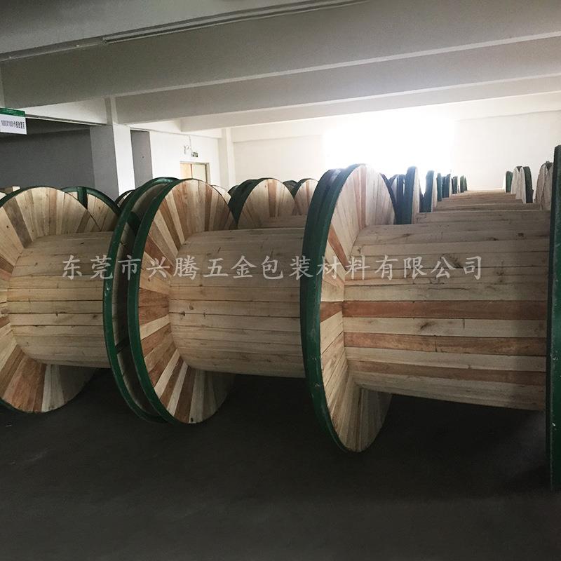 厂家直销1.8米铁木盘电缆线盘 实木盘胶合板盘电缆轴子绕线收纳盘