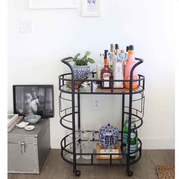 铁艺茶水车餐厅餐车酒店休闲吧移动饮料车四轮家用小推车红酒架,商业/办公家具,餐车/摆摊车/小吃车,淘宝优惠券,粉丝福利购,淘宝优惠卷