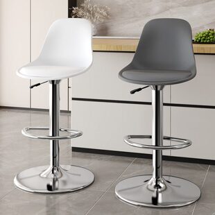吧台椅升降高脚凳子家用简约现代演讲桌讲台配套台凳靠背椅子商用