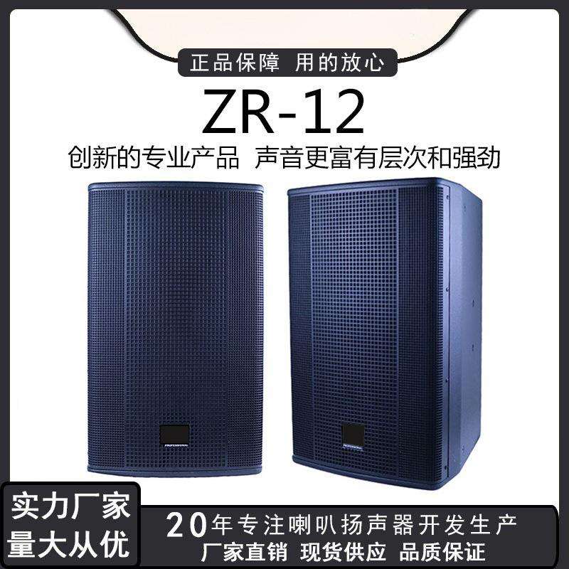 ZR-12 12寸大声压高灵感度KTV卡拉ok会议室家用影院婚庆全频音箱