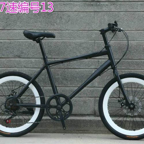 变速死飞自行车双活飞减震20/22寸迷你小轮复古单车男女学生