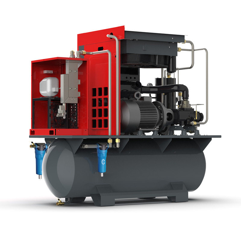 索兰特激光切割用空压机11kw15HP 一体式空压机永磁变频空压缩机