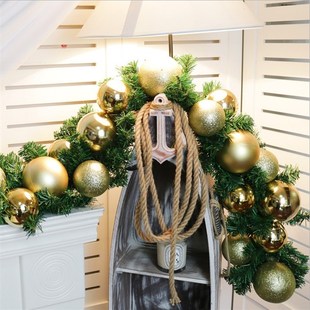 饰品门头扶手场景布置场景 圣诞节挂件装 23cm2.7米长装 饰圣诞藤条