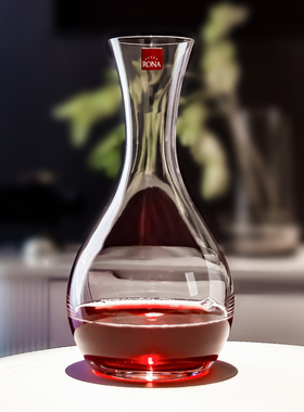 进口醒酒器Alsace阿尔萨斯水晶玻璃葡萄酒红酒快速醒酒器瓶子rona