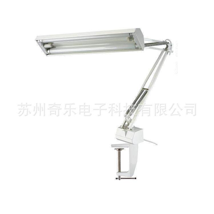 长臂折叠工作灯组装线工厂移动式夹台灯伸缩夹式工作灯