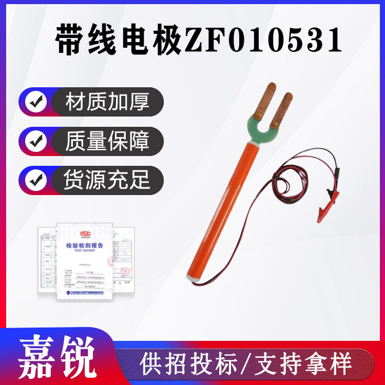 树脂管分流叉电极板自检式泄露电流计电极棒抗干扰带线电极