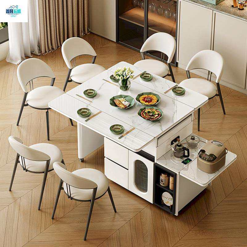 用移动伸缩折叠饭桌中岛台拉伸餐茶桌一体小户型岩板餐桌椅组合家,模玩/动漫/周边/娃圈三坑/桌游,模型制作工具/辅料耗材,淘宝优惠券,粉丝福利购,淘宝优惠卷