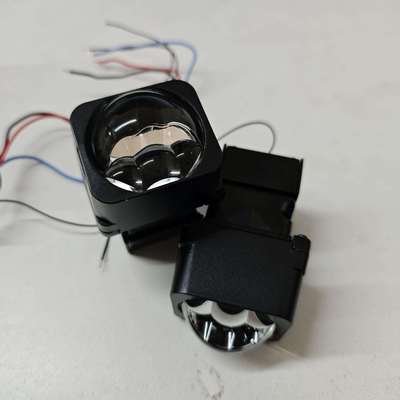 新款1.5寸M15三直射矩阵模组透镜大功率LED大灯白黄远近超亮聚光