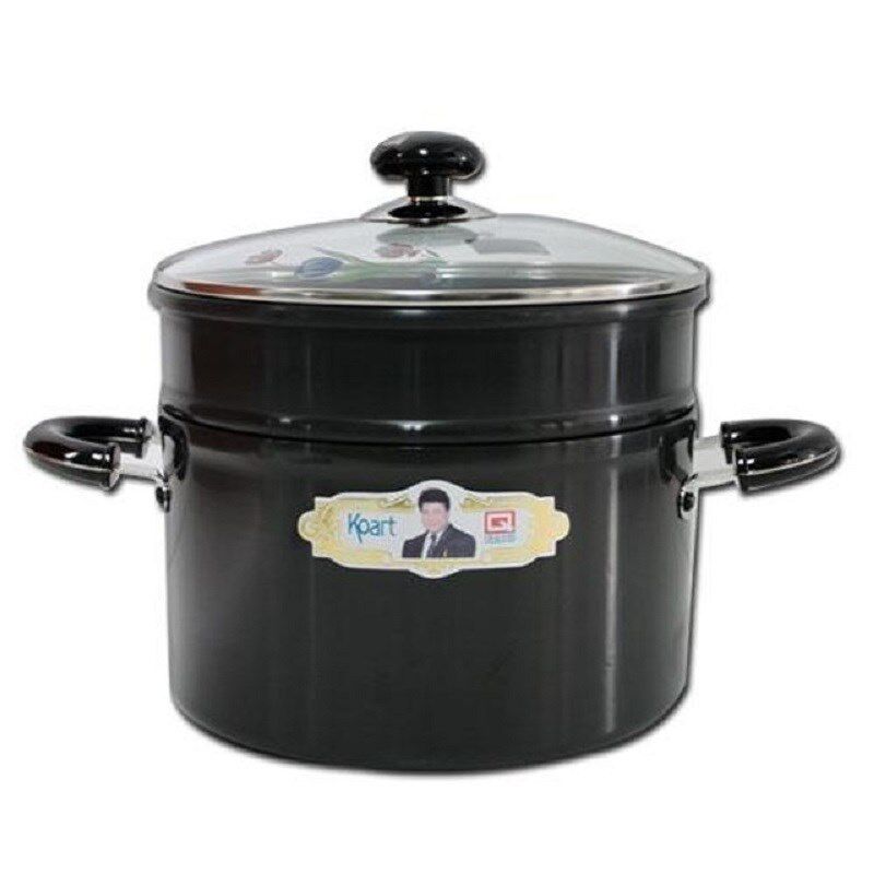 韩国进口KOART汤锅韩式加深大号多层家用加厚蒸屉笼馒头蒸鱼蒸锅