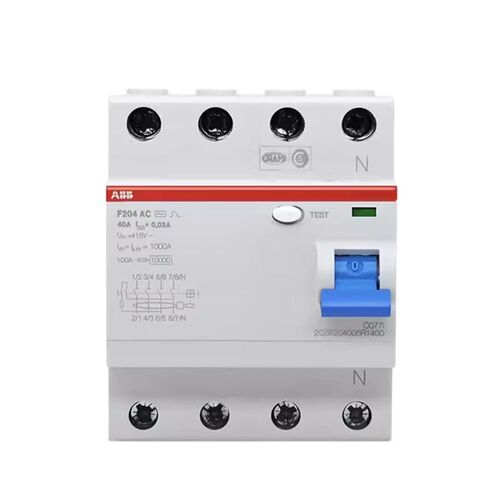 ABB漏保断路器F202 AC-25 40 F204 AC-63A 80A 100A/0.03 2P 4P