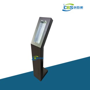 定制人脸识门机立柱可视楼宇对讲别禁立柱预埋盒嵌地式落入支架