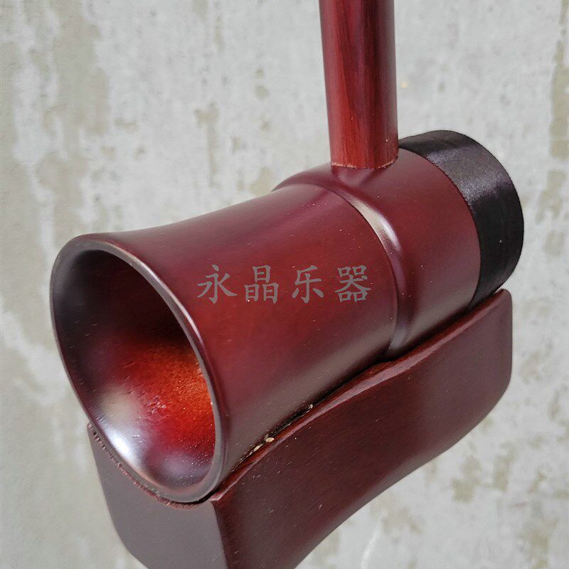 永鸣牌 精品仿红木赣胡 赣剧二胡 优质乌蛸蛇皮 送盒子 扁杆赣胡
