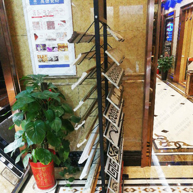 瓷砖石示展线条架架木地板展材线条样品架子陶瓷腰线踢脚线展架