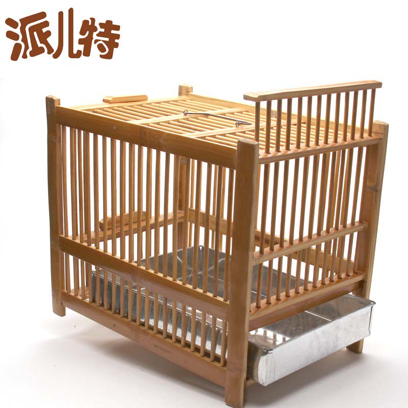 老竹上漆超大号竹质洗澡笼 鹩哥画眉型 用料厚出 圆用实榫