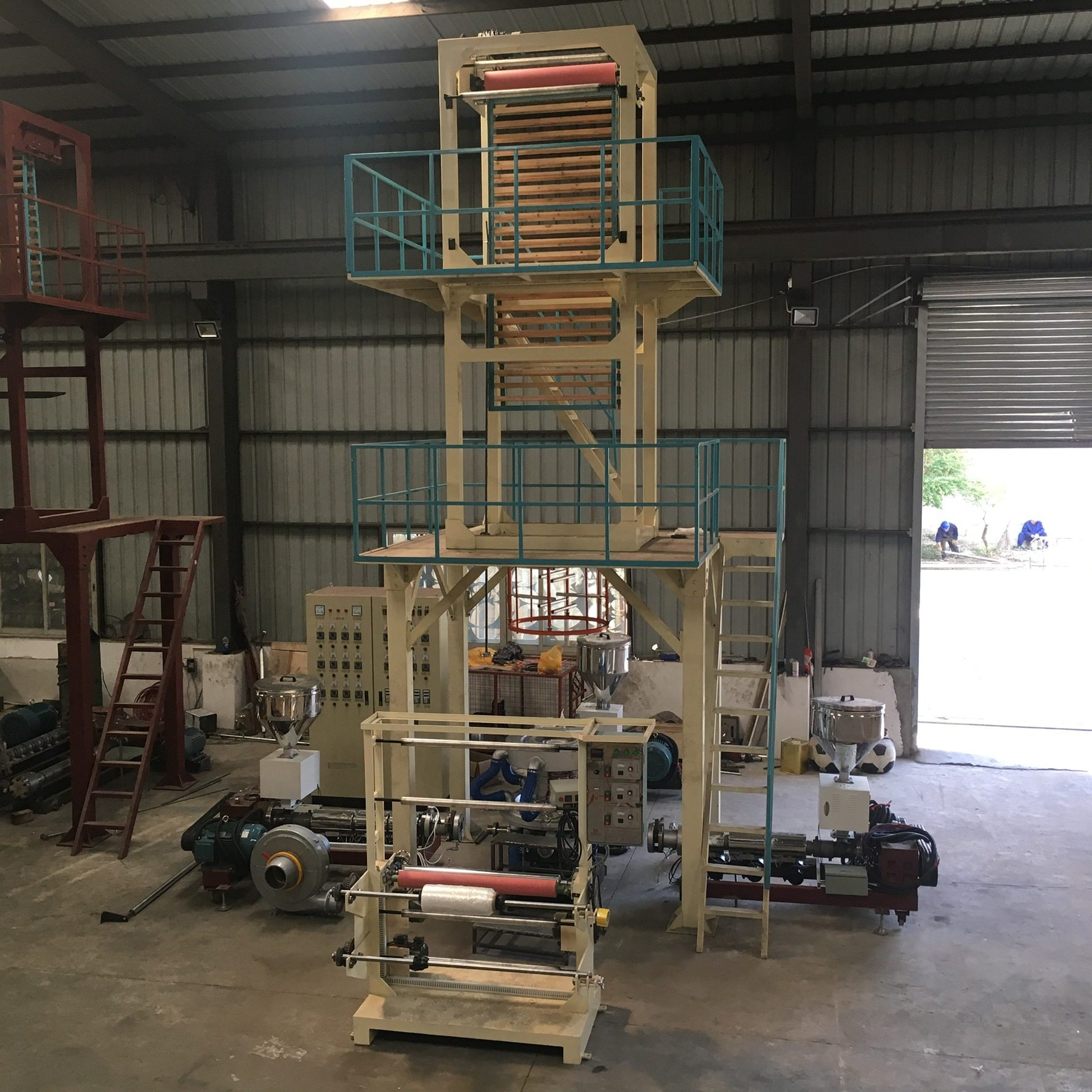 1200mm 三层共挤旋转模头吹膜机|塑料薄膜吹膜机,搬运/仓储/物流设备,输送机,淘宝优惠券,粉丝福利购,淘宝优惠卷