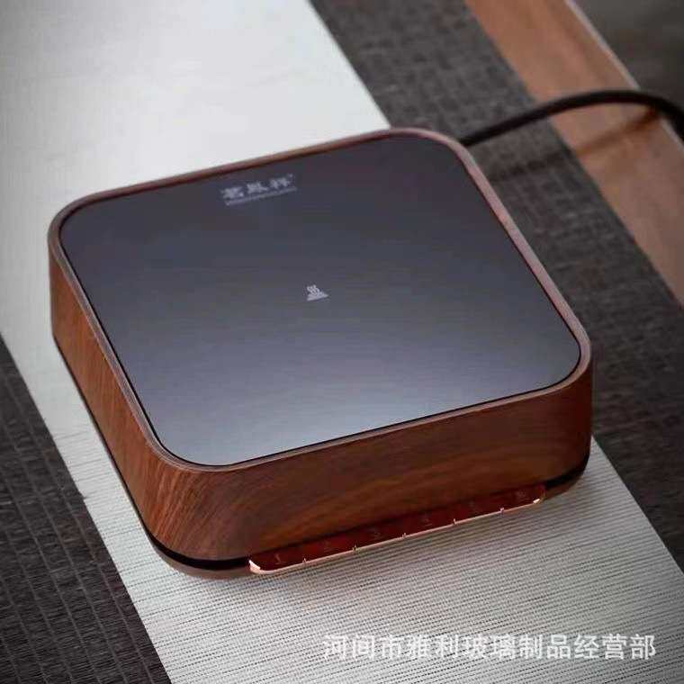 茗凤祥胡桃木电陶炉家用烧水壶小型煮茶器煮茶炉钢琴家烧水炉茶具