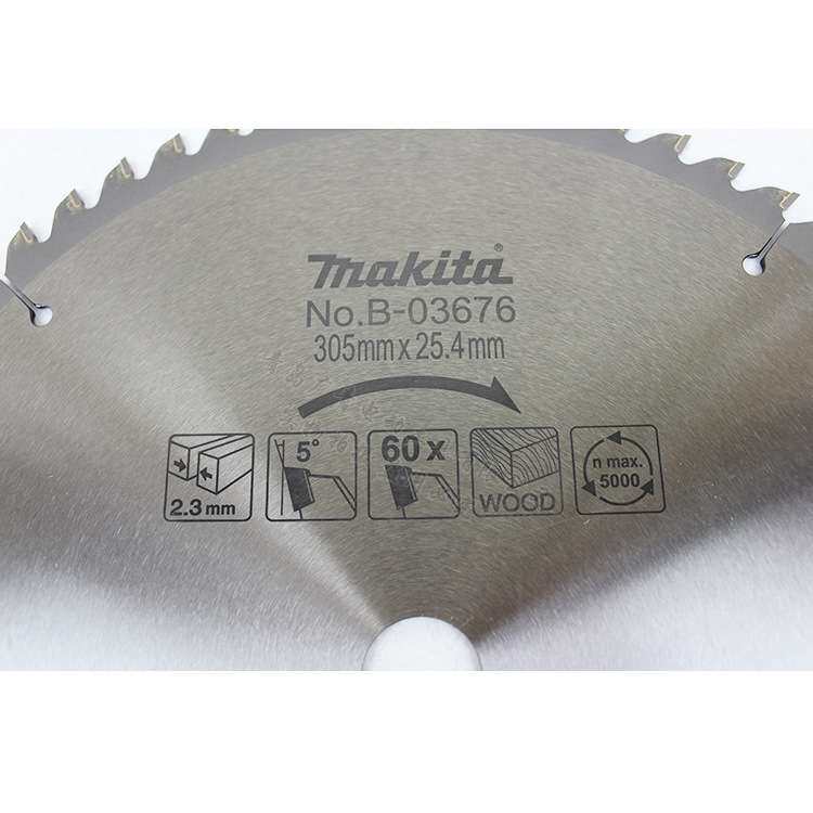 makita牧田木工合金锯片12寸齿硬质合金片电动圆锯片片木材切割片