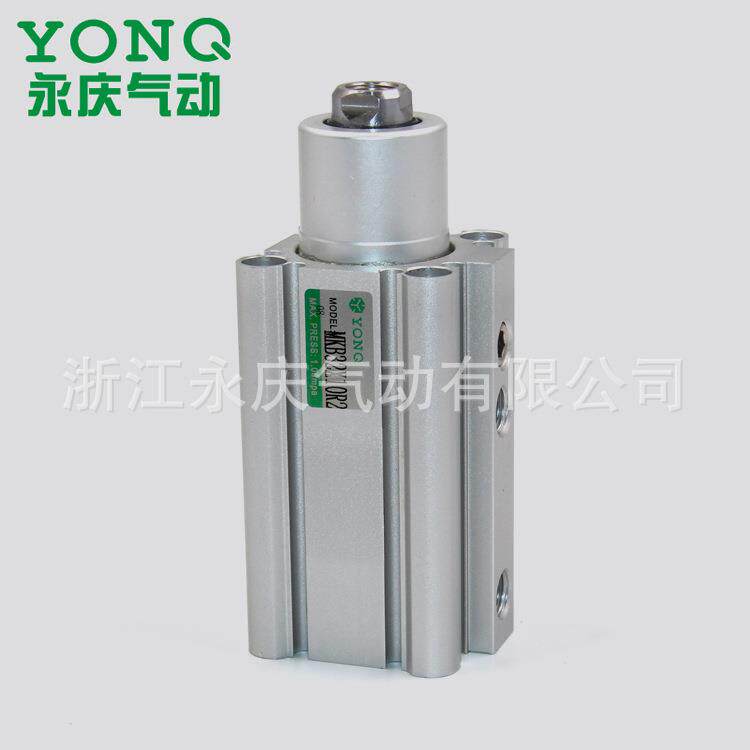长期MKB50X50旋转压紧气缸转角缸MK50X75转角缸